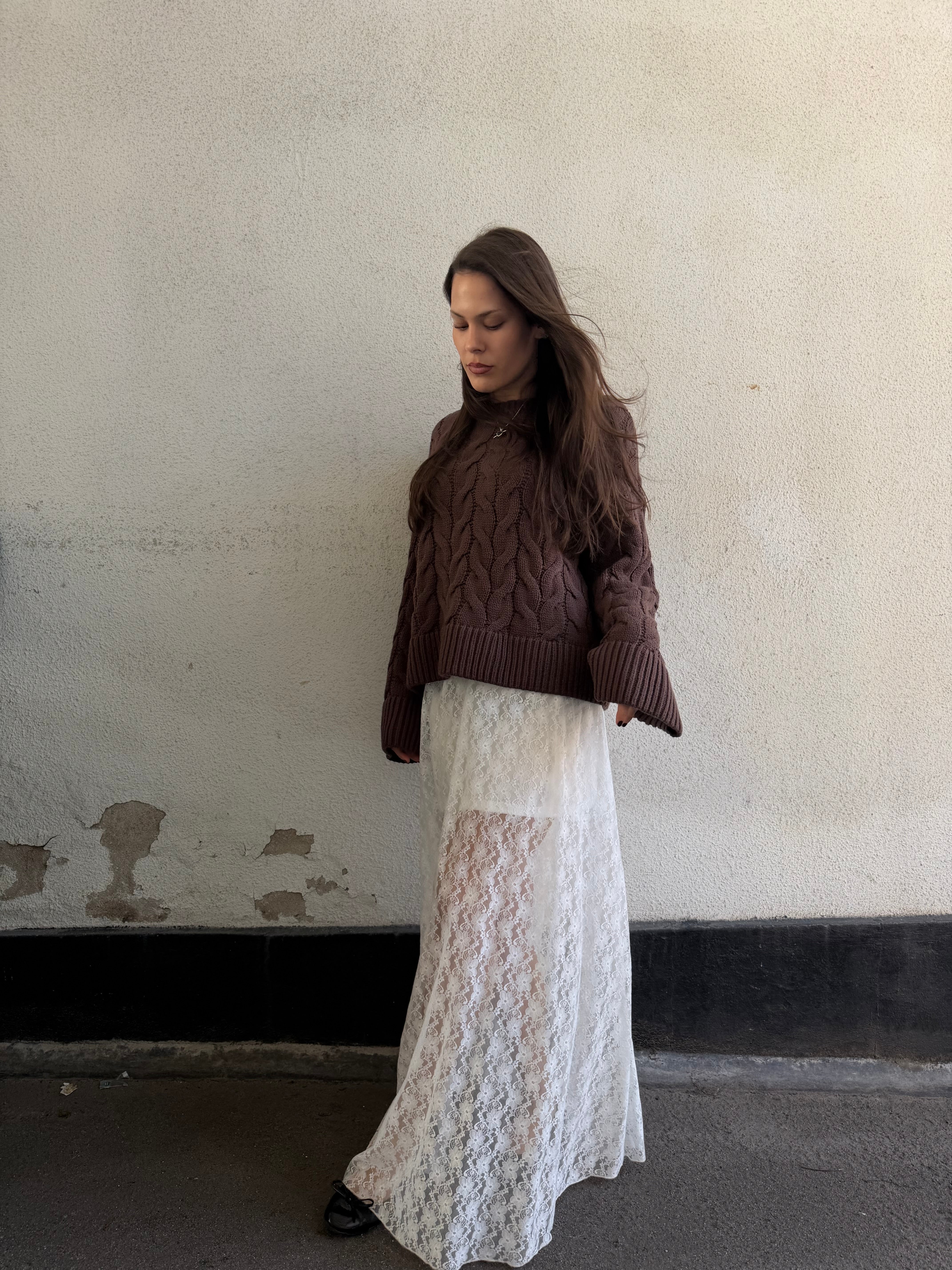 VMNELDA Long Skirt - Snow White
